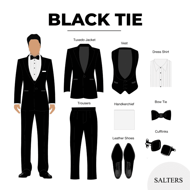 black tie menswear