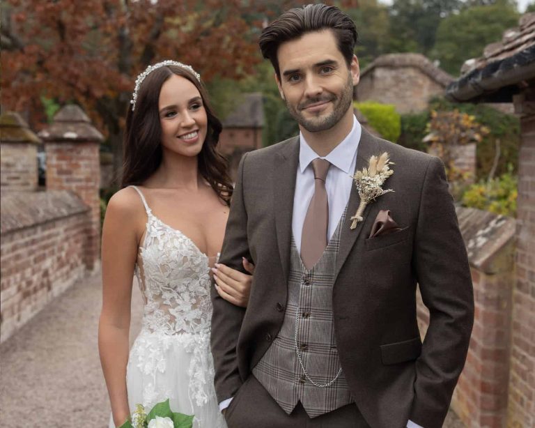 brown lounge suit for weddings